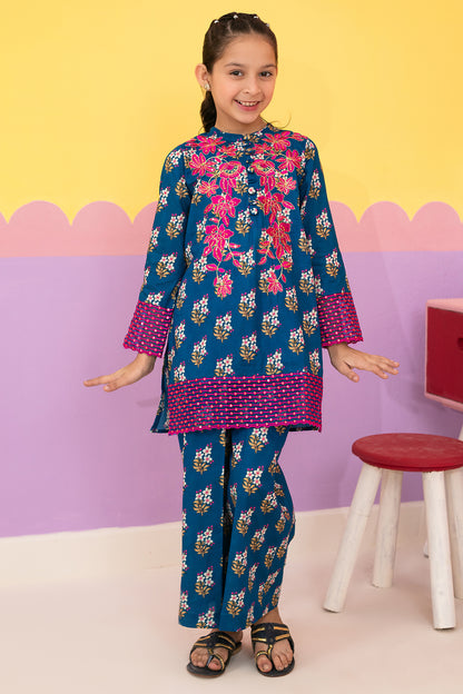 Embroidered Kurta Dupatta Trouser - 3672