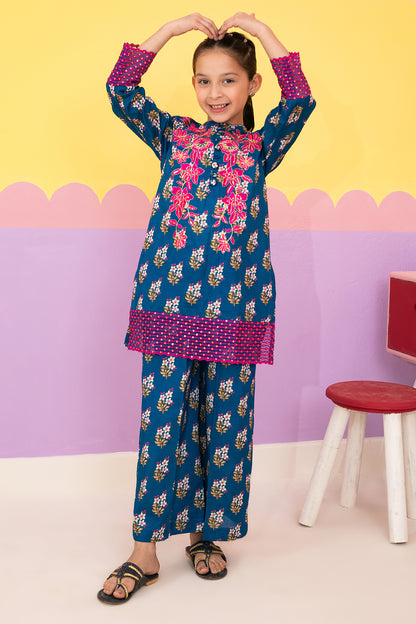 Embroidered Kurta Dupatta Trouser - 3672