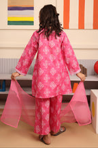 Embroidered Kurta Dupatta Trouser - 3684