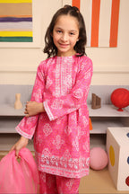 Embroidered Kurta Dupatta Trouser - 3684