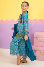 Embroidered Kurta Dupatta Trouser - 3691