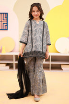 Embroidered Kurta Dupatta Trouser - 3820