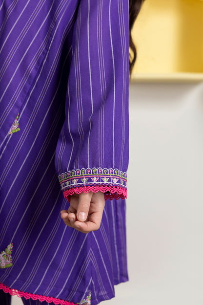 Embroidered Kurta Trouser - 2407