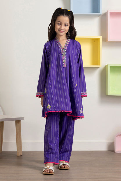 Embroidered Kurta Trouser - 2407
