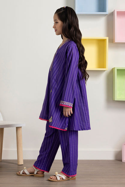 Embroidered Kurta Trouser - 2407
