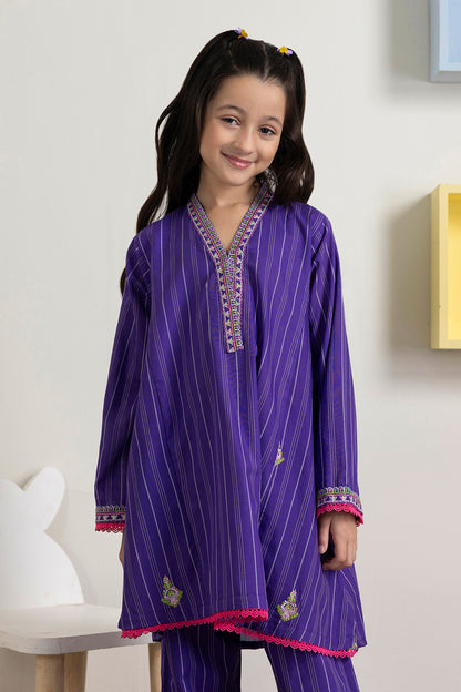 Embroidered Kurta Trouser - 2407