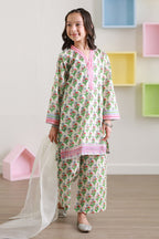 Embroidered Kurta Dupatta Trouser - 3410
