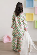 Embroidered Kurta Dupatta Trouser - 3410