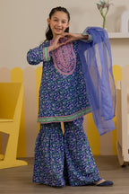 Embroidered Kurta Dupatta Trouser - 3411
