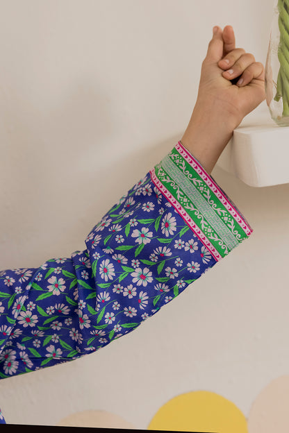 Embroidered Kurta Dupatta Trouser - 3411