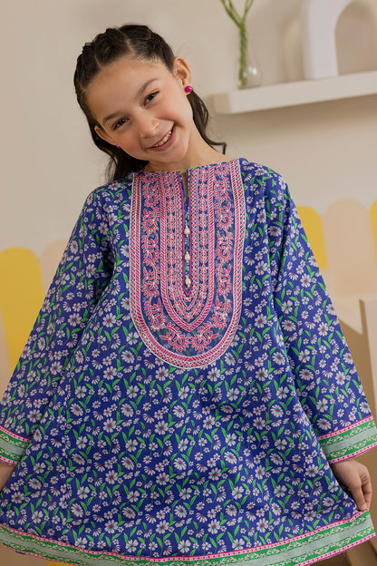 Embroidered Kurta Dupatta Trouser - 3411