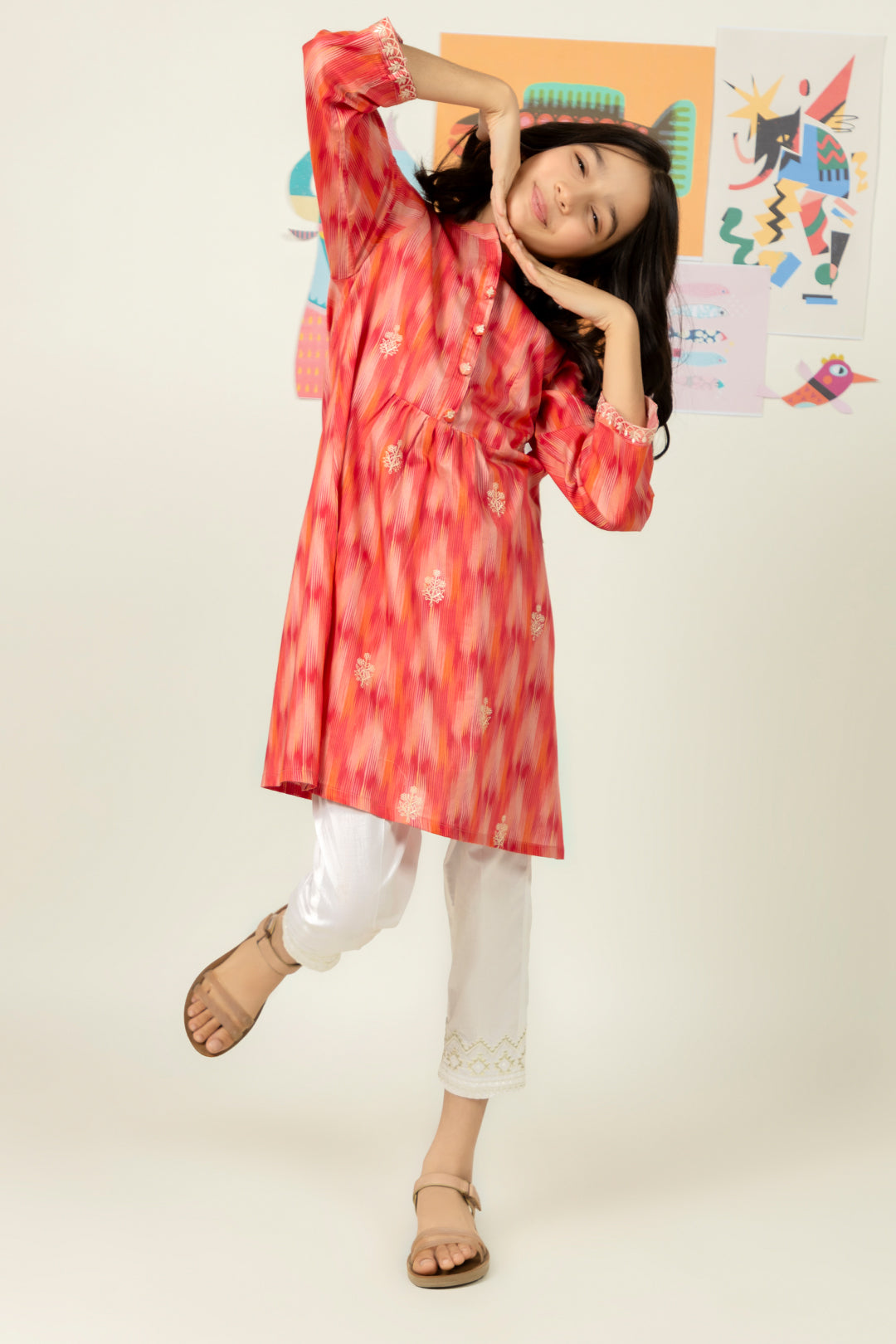 Embroidered  Kurta - 1314