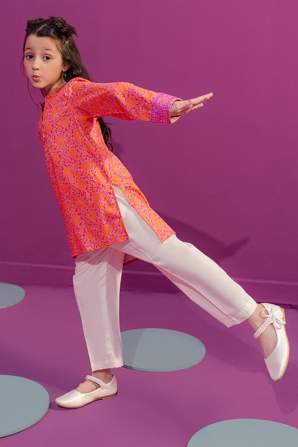 Embroidered Kurta - 1404