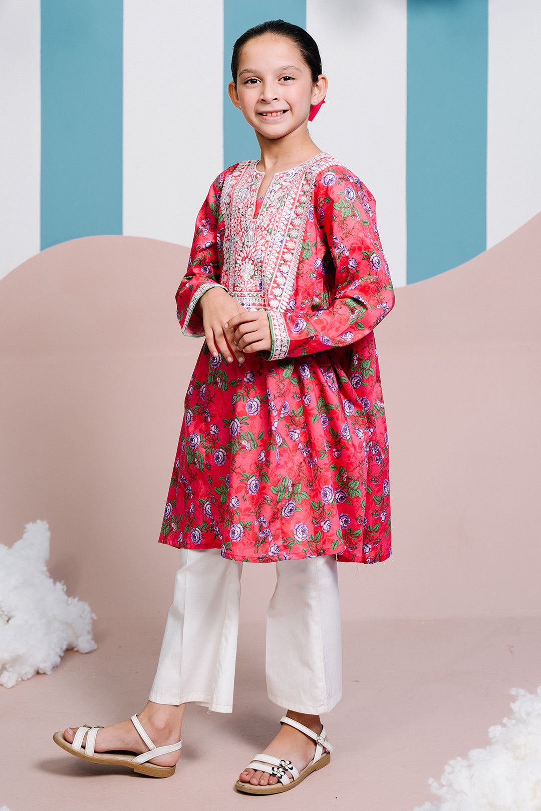 Embroidered Kurta - 1453