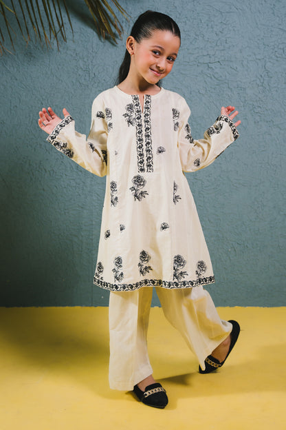 Embroidered Kurta Trouser - 2416