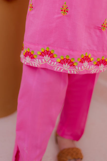 Embroidered Kurta Trouser - 2419