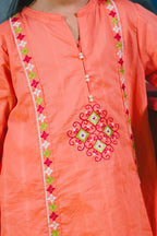 Embroidered Kurta Trouser - 2420