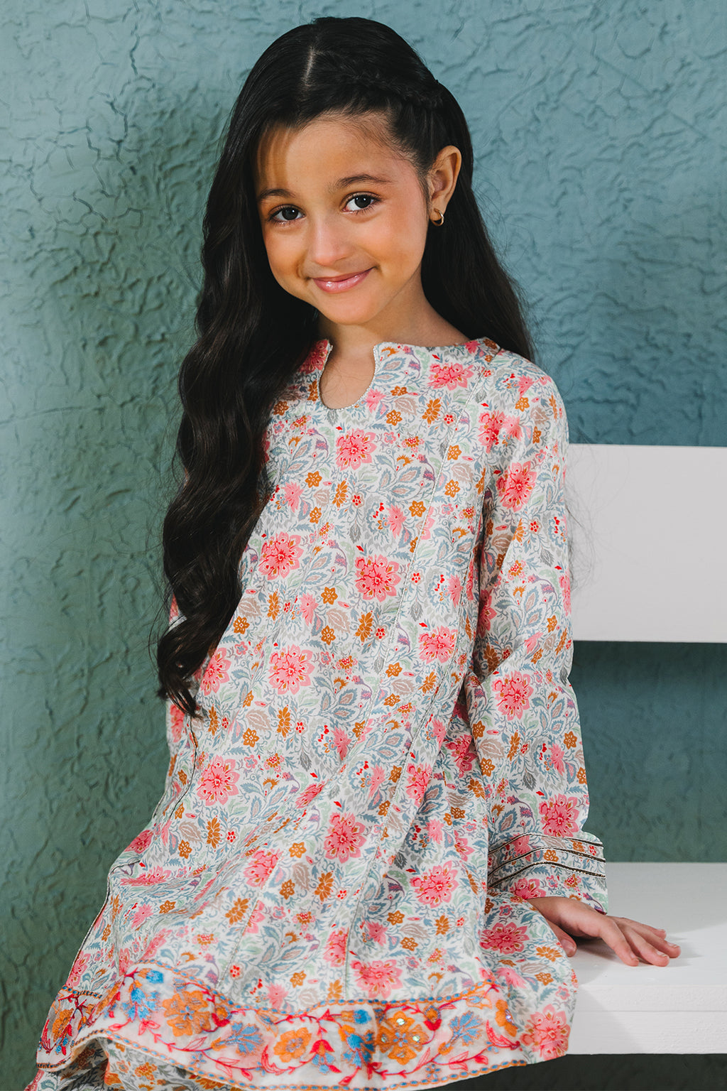 Embroidered Kurta Trouser - 2430