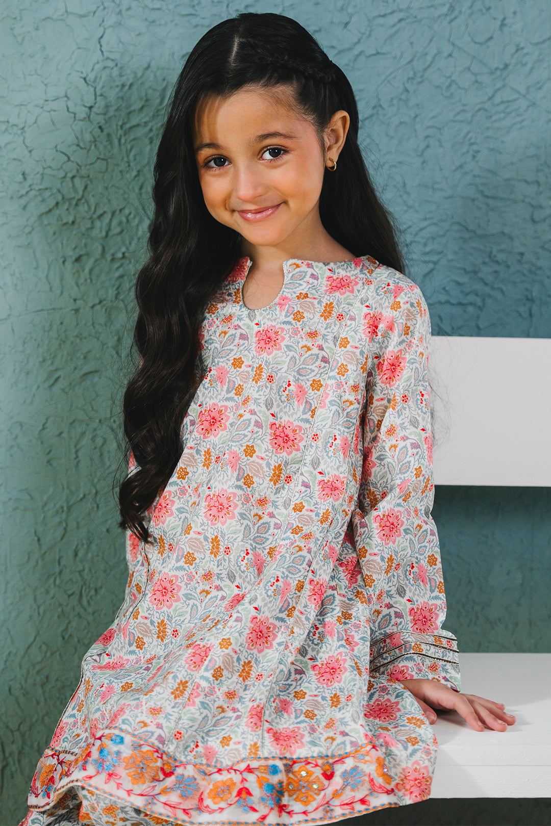 Embroidered Kurta Trouser - 2430