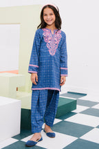Embroidered Kurta Trouser - 2434