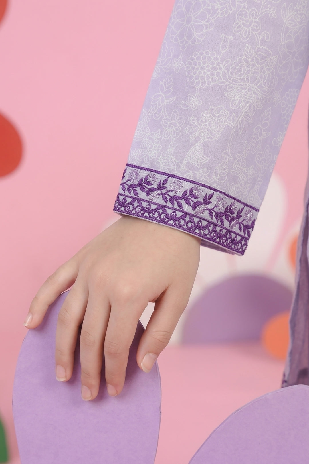 Embroidered Kurta Trouser - 2435