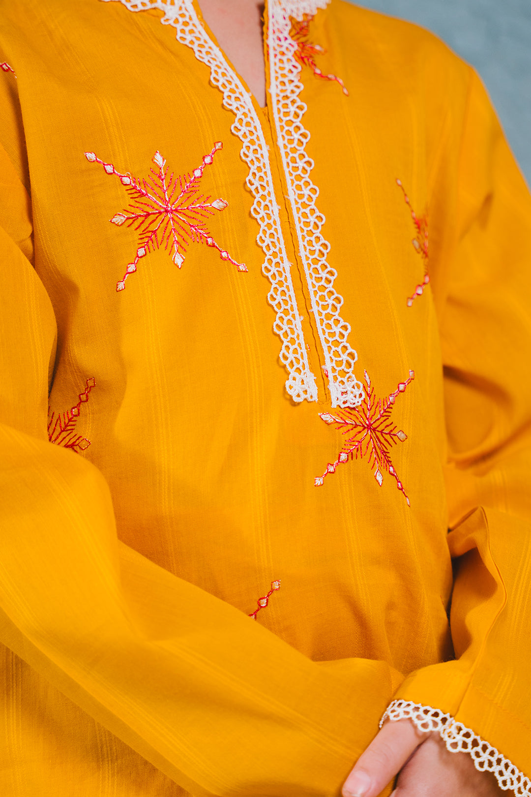 Embroidered Kurta Trouser - 2465