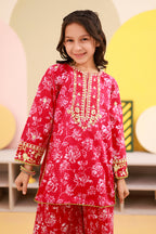 Embroidered Kurta Trouser - 2468
