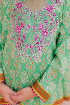 Embroidered Kurta Trouser - 2469