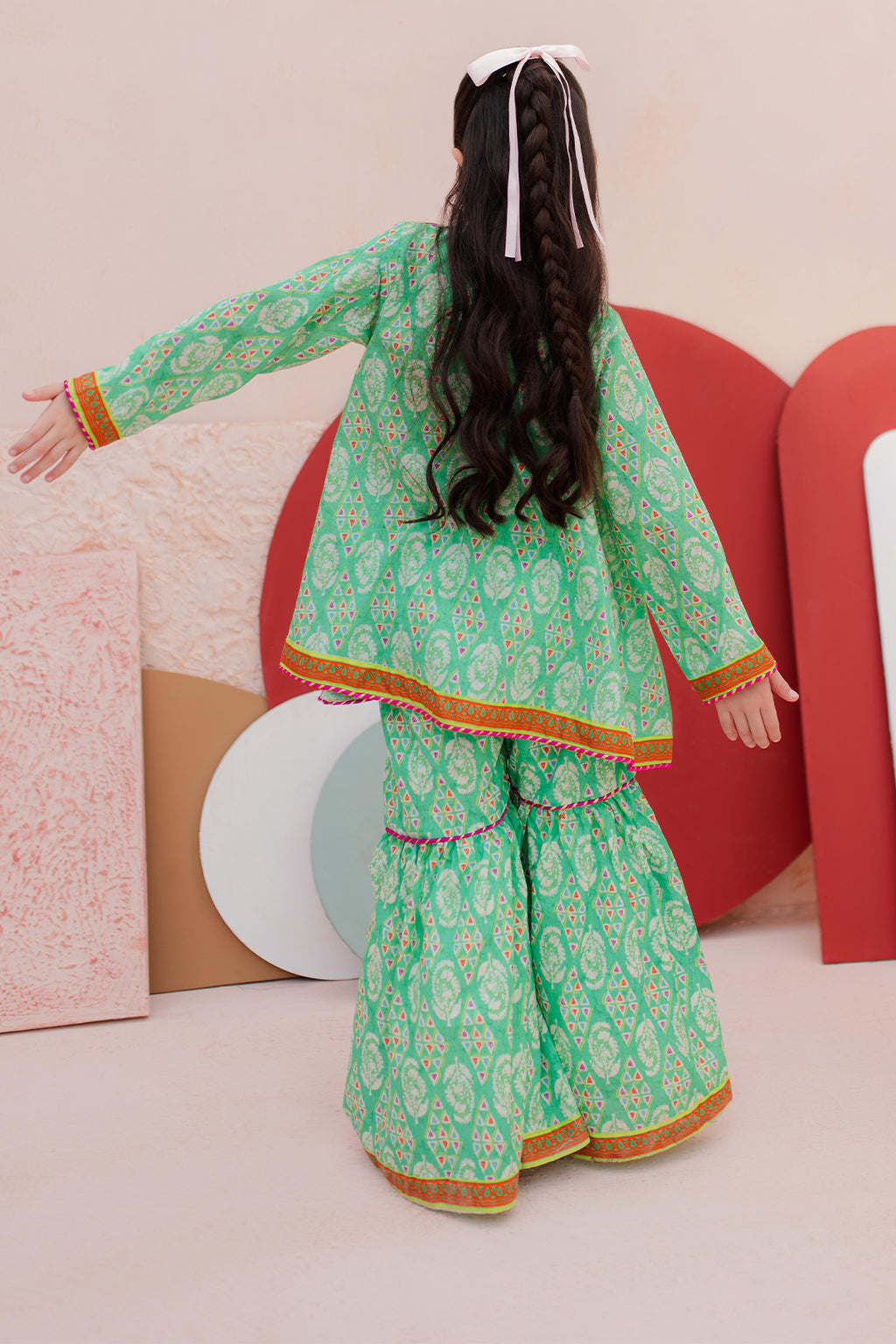 Embroidered Kurta Trouser - 2469