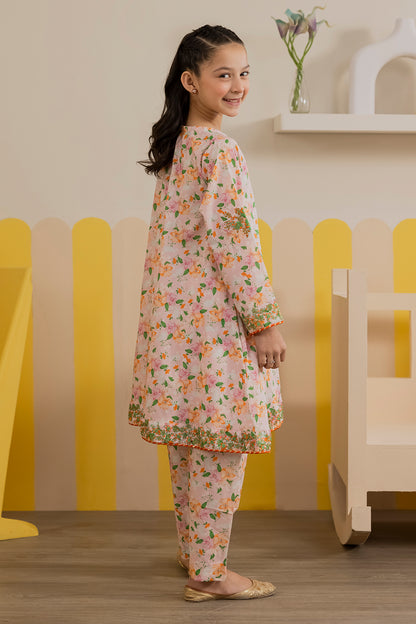 Embroidered Kurta Trouser - 2470