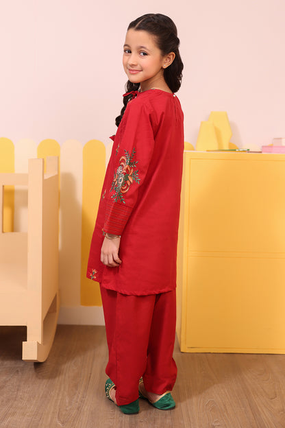 Embroidered Kurta Trouser - 2635