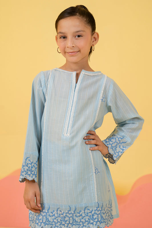 Embroidered Kurta Trouser - 2115