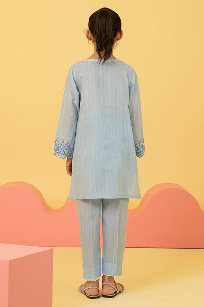 Embroidered Kurta Trouser - 2115