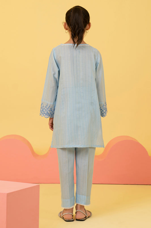 Embroidered Kurta Trouser - 2115