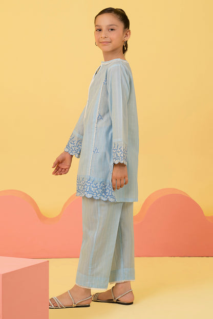 Embroidered Kurta Trouser - 2115