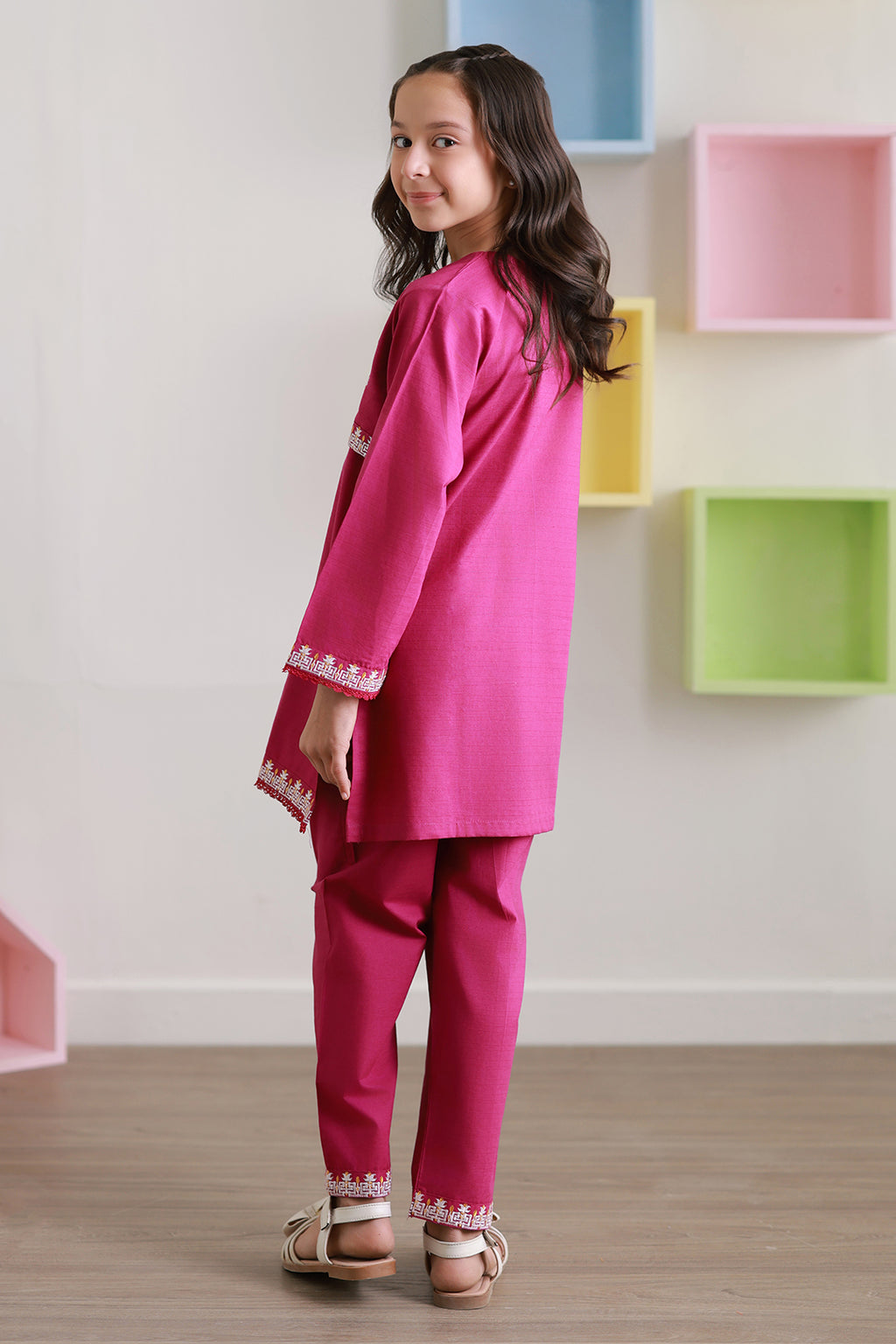 Embroidered Kurta Trouser - 2188