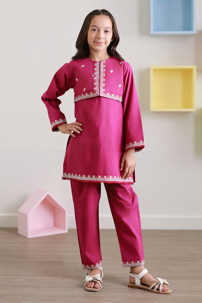 Embroidered Kurta Trouser - 2188