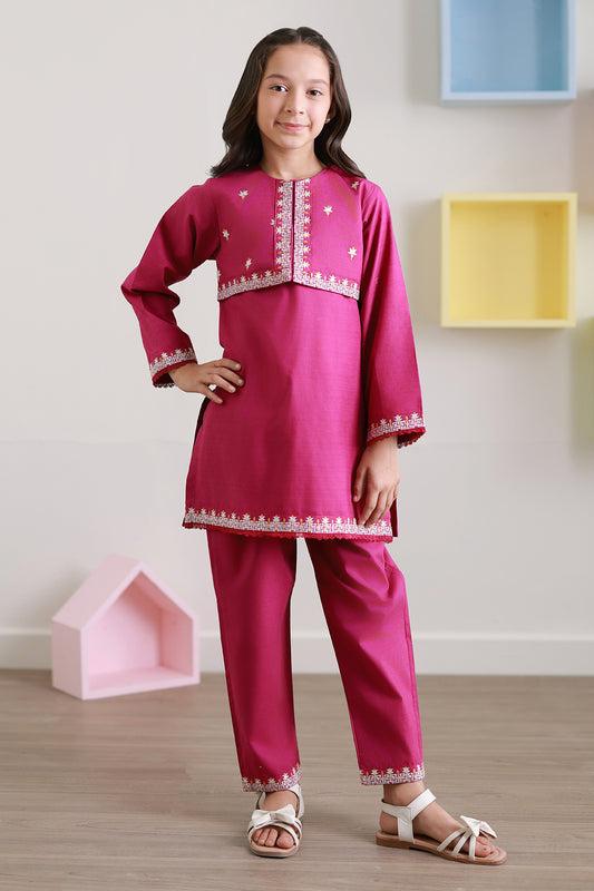 Embroidered Kurta Trouser - 2188