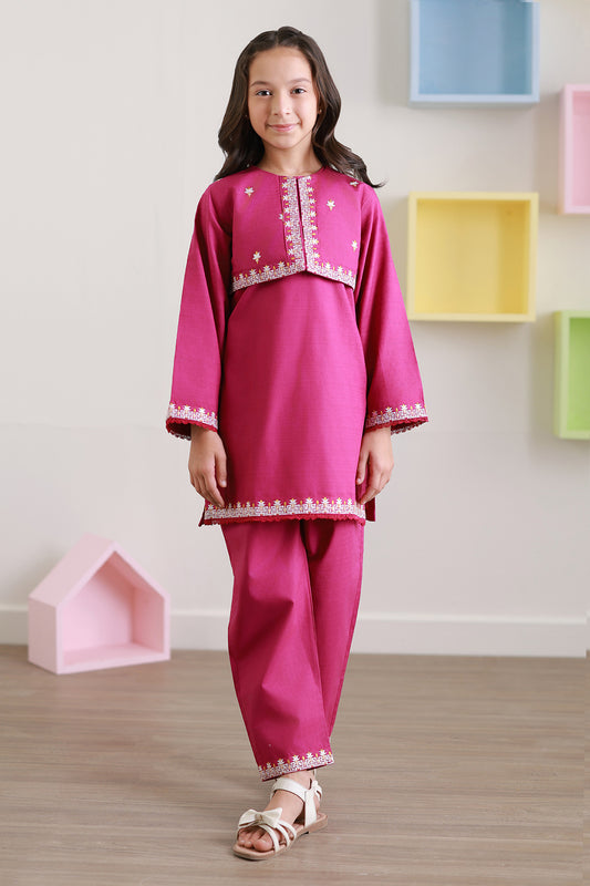 Embroidered Kurta Trouser - 2188