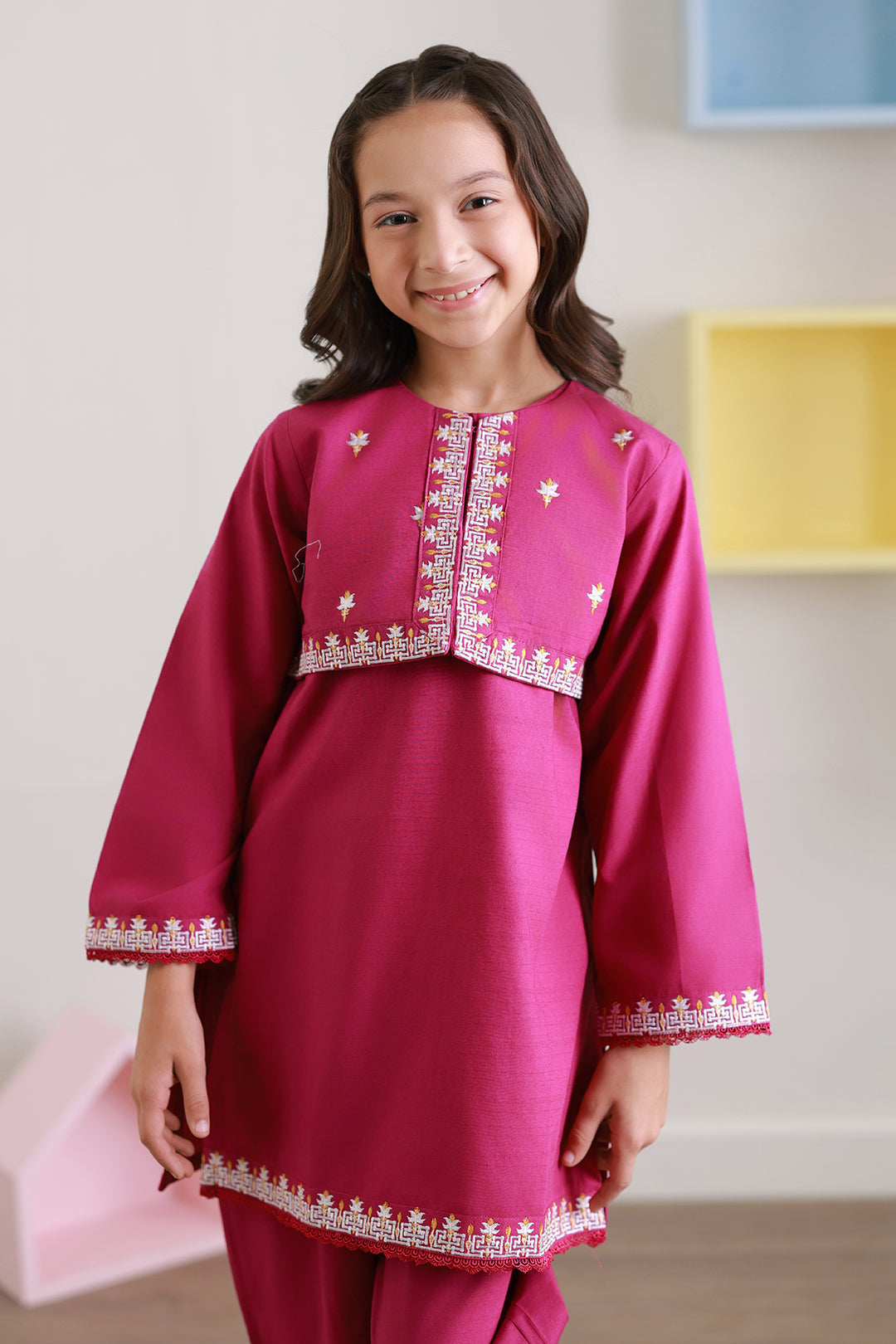 Embroidered Kurta Trouser - 2188