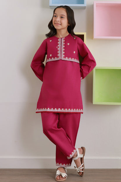 Embroidered Kurta Trouser - 2188
