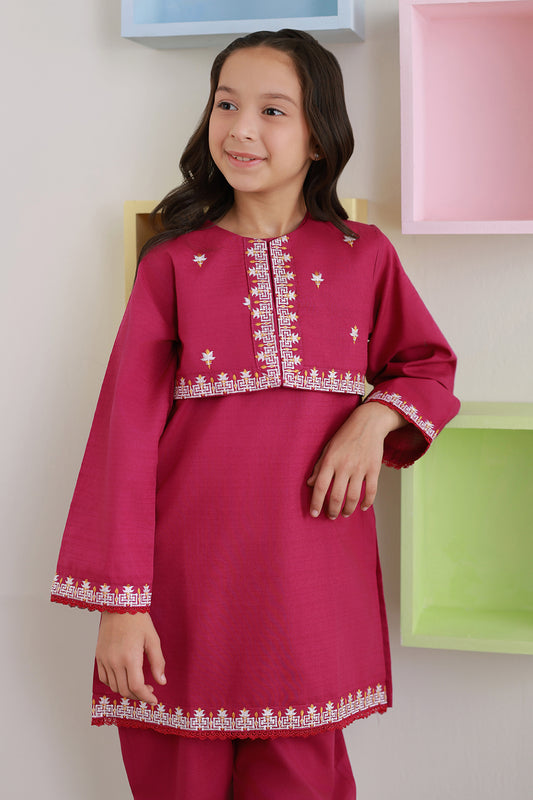 Embroidered Kurta Trouser - 2188