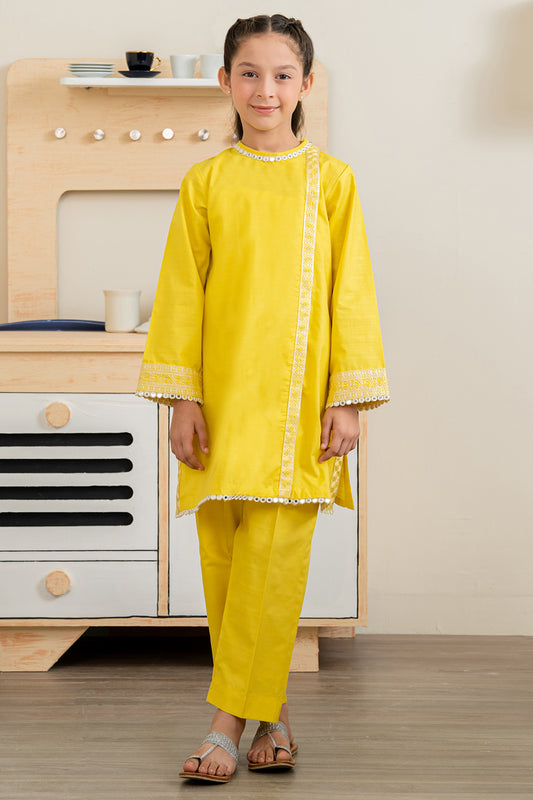 Embroidered Kurta Trouser - 2189