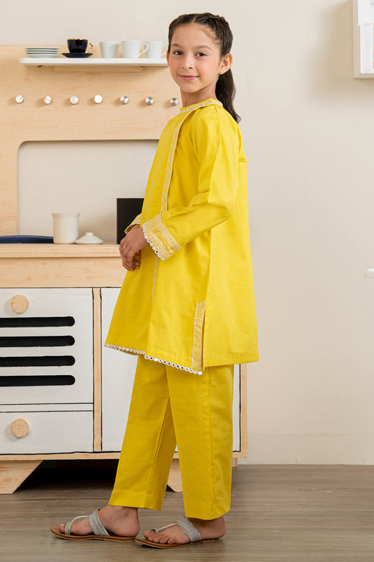 Embroidered Kurta Trouser - 2189