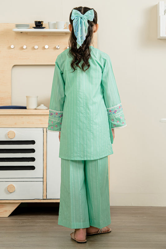 Embroidered Kurta Trouser - 2190