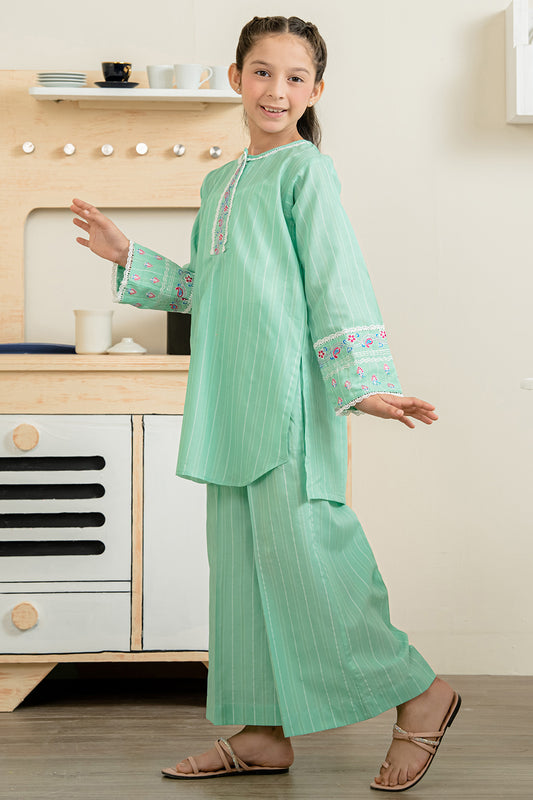 Embroidered Kurta Trouser - 2190