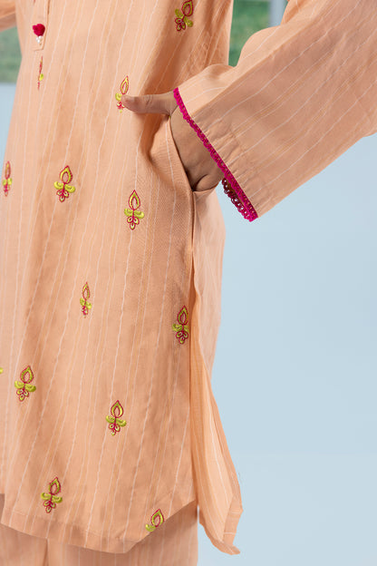Embroidered Kurta Trouser - 2191