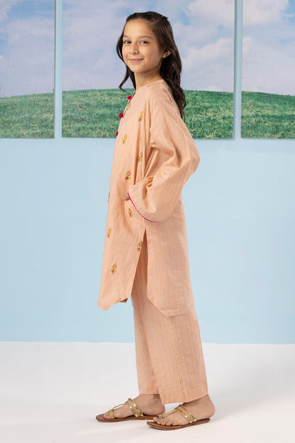 Embroidered Kurta Trouser - 2191