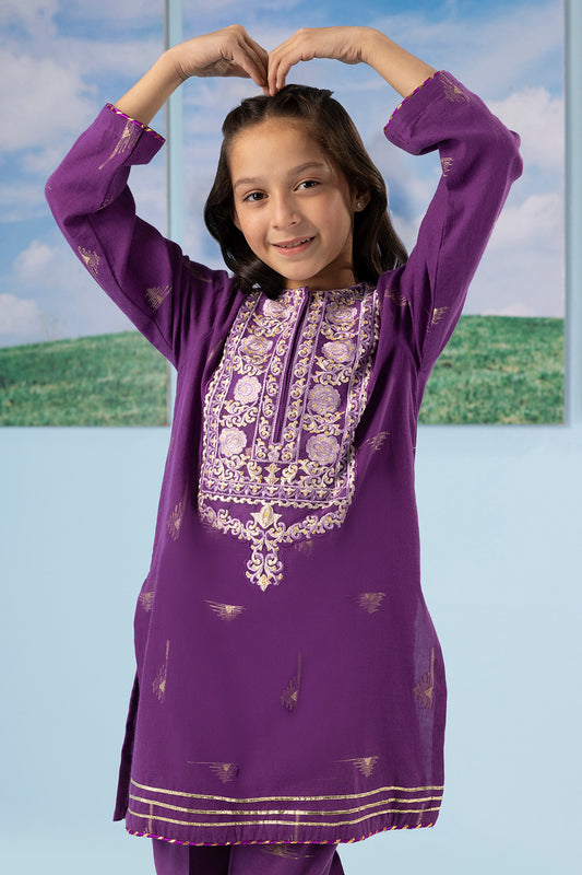 Embroidered Kurta Trouser - 2201