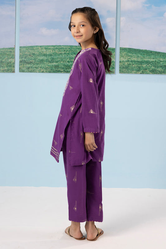 Embroidered Kurta Trouser - 2201